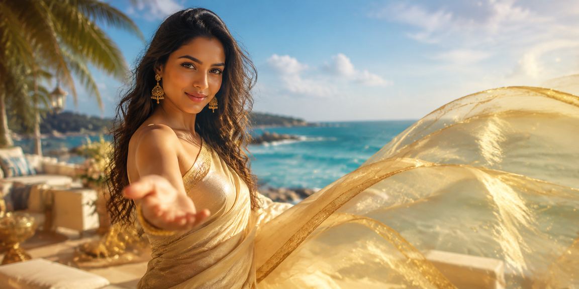 সেন্ট মার্টিন দ্বীপে সজ্জিত মহিলা ভিআইপি বোনাস প্রোমোশন দেখছেন